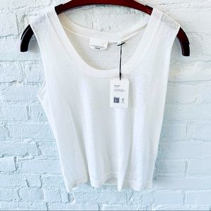 7 For All Mankind Linen & Wool Tank Top (S)